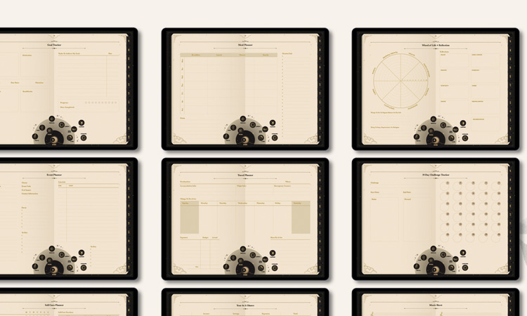Life+ Arcane undated digital planner