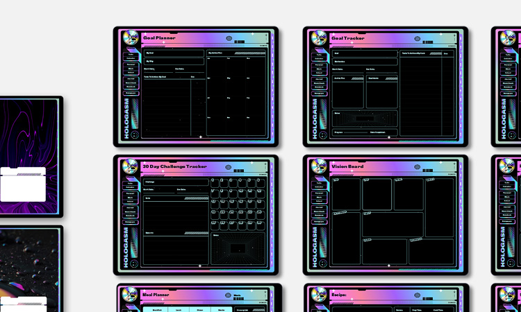 Life+ Hologasm undated digital planner
