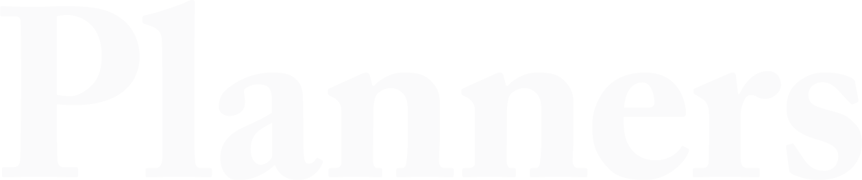 Planners large text