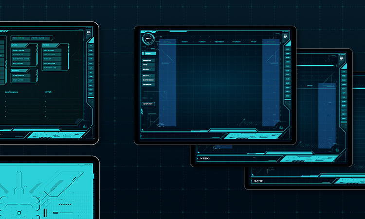 Life+ Neon-noir undated digital planner